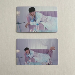 VILL SÄLJA  - Jin BE officiella photocards, 60 kr med inkluderad frakt för båda korten. Säljer bara som ett set. Hör av dig om du är intresserad eller har frågor ☺️