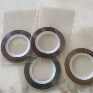 Nageltejp - 4 olika nageltejpar för att göra nageldesign 1 med gul 1 röd 1 lila 1 grön❤️ Aldrig använda