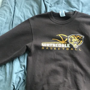 Brun sweatshirt - Säljer min ascoola bruna sweatshirt då den tyvärr inte kommer till användning längre, skulle säga att den passar en S eller M beroende på hur man vill ha den🤎Köpt för 400kr 