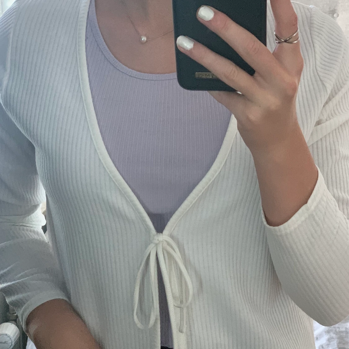 vit kofta ifårn h&m - 91