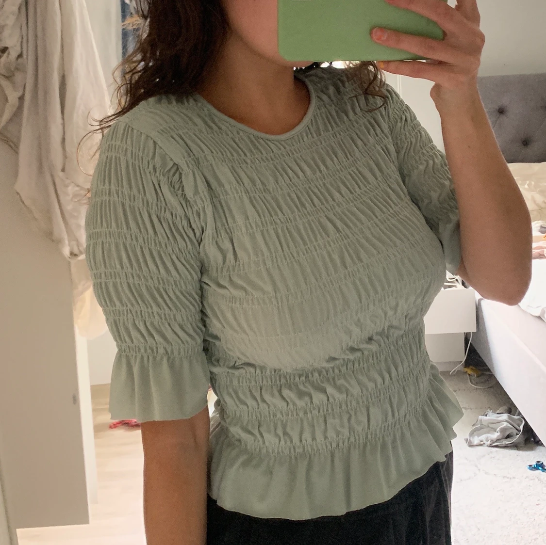 Mintgrön topp, GINA, M