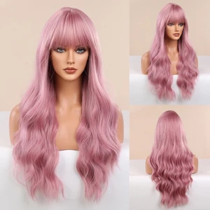 Rosa lockigt hår peruk - Weight 300g. Height 65cm. The actual delivery time is estimated to be 8-15 working days. Please pay by PayPal.
