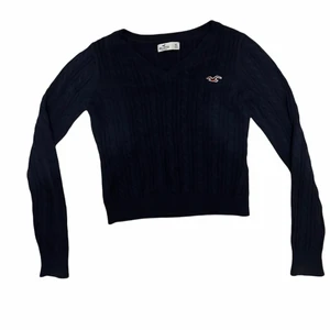 dark blue Sweater  - A cute hollister sweater with a v line 