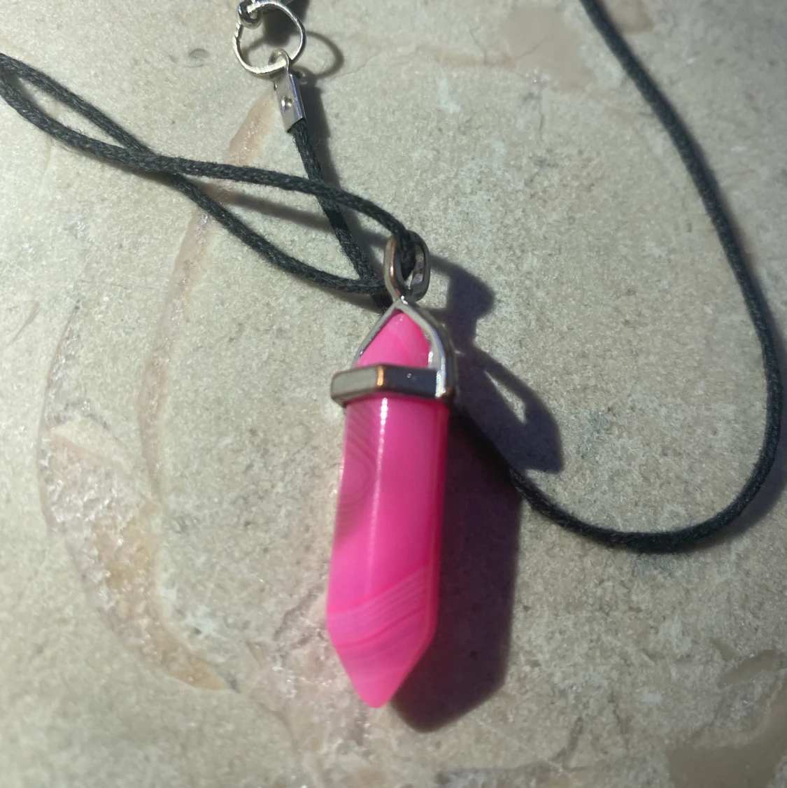 Diamant/kristall halsband  - 90