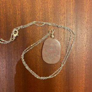 Hamsa Stone Necklace - Handmade