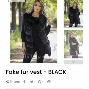 Pälsväst - Garoff fake päls ser mer äkta ut än den riktiga. Säljs för den används ej. Strl XS. Högra fickan är lite lös på insidan men går att fixa