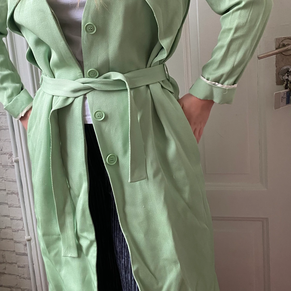 Pastellgrön kappa💚💚💚 - 50