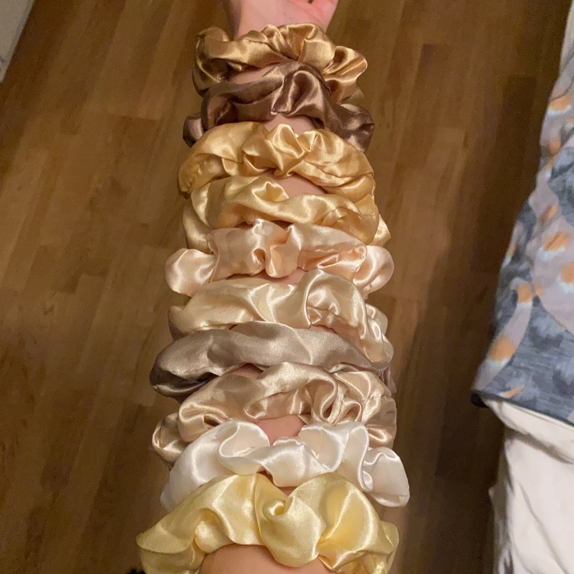 Satin scrunchies