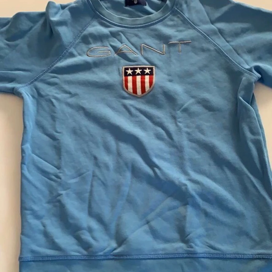 Långärmad ljusblå gant tröja