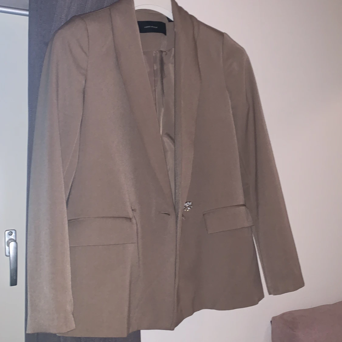 Brun jättefin kavaj i bra skick✨💕 - 90