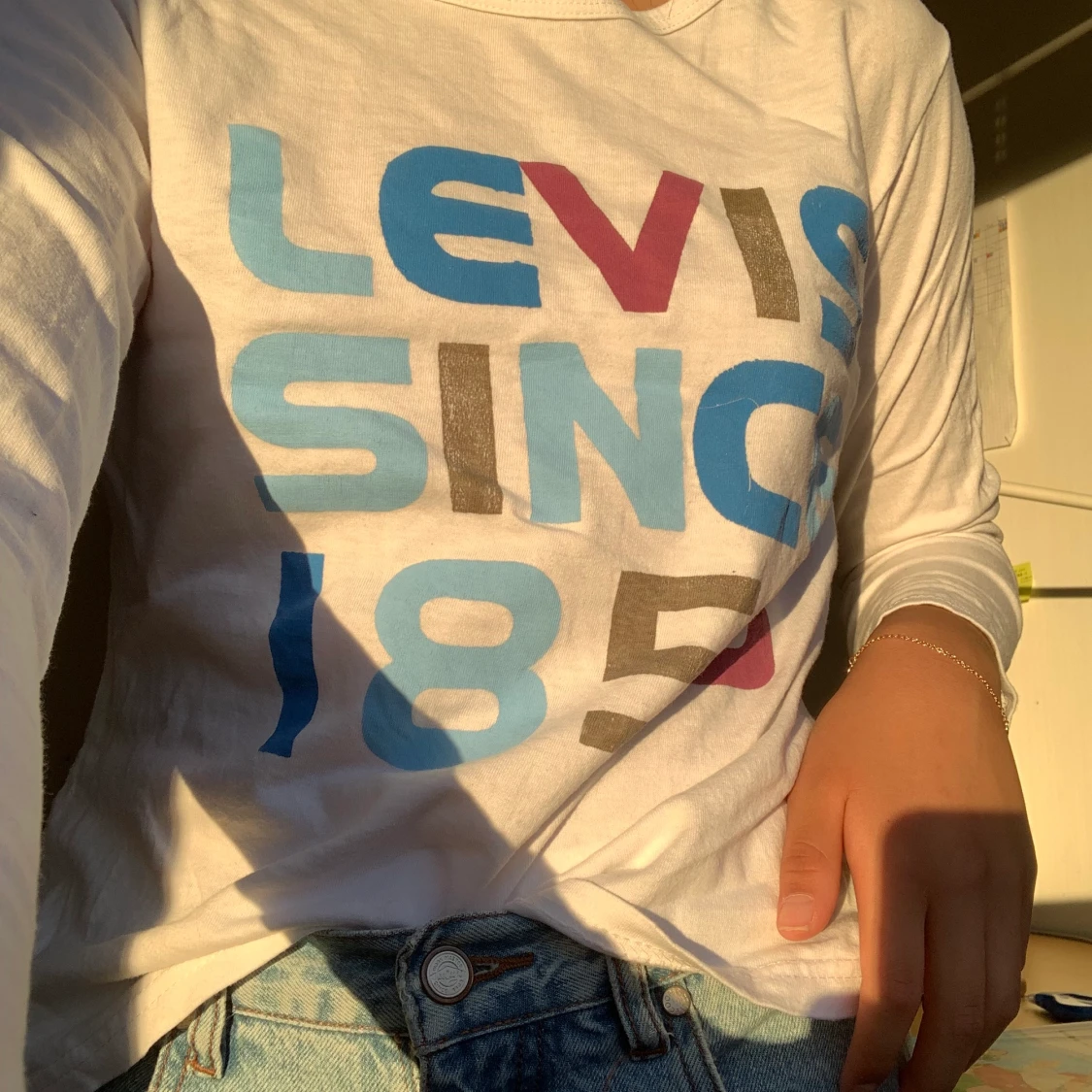 Levis tröja vit