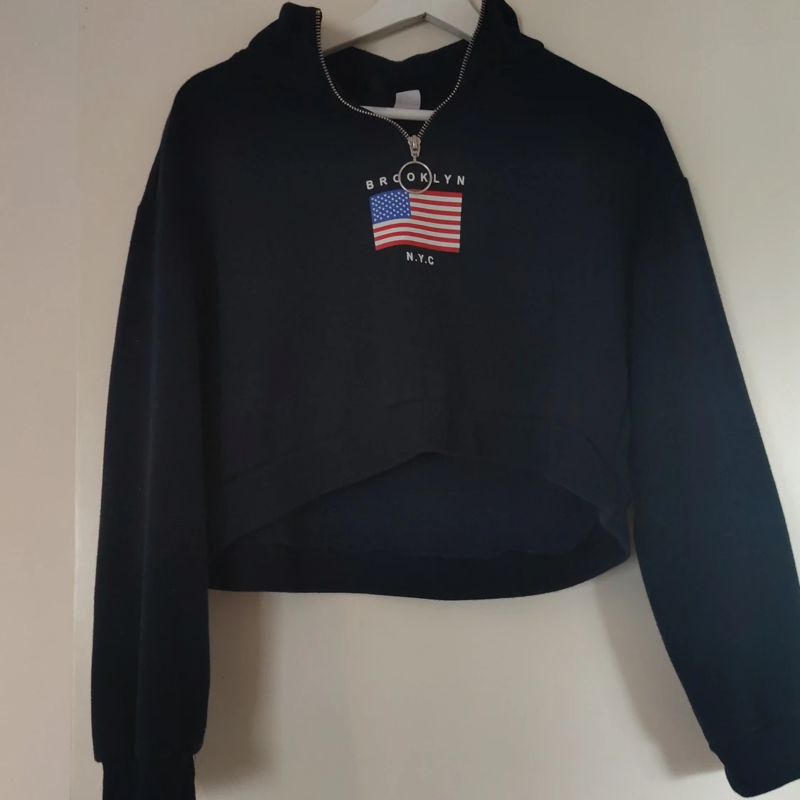 Blå sweatshirt  - 90