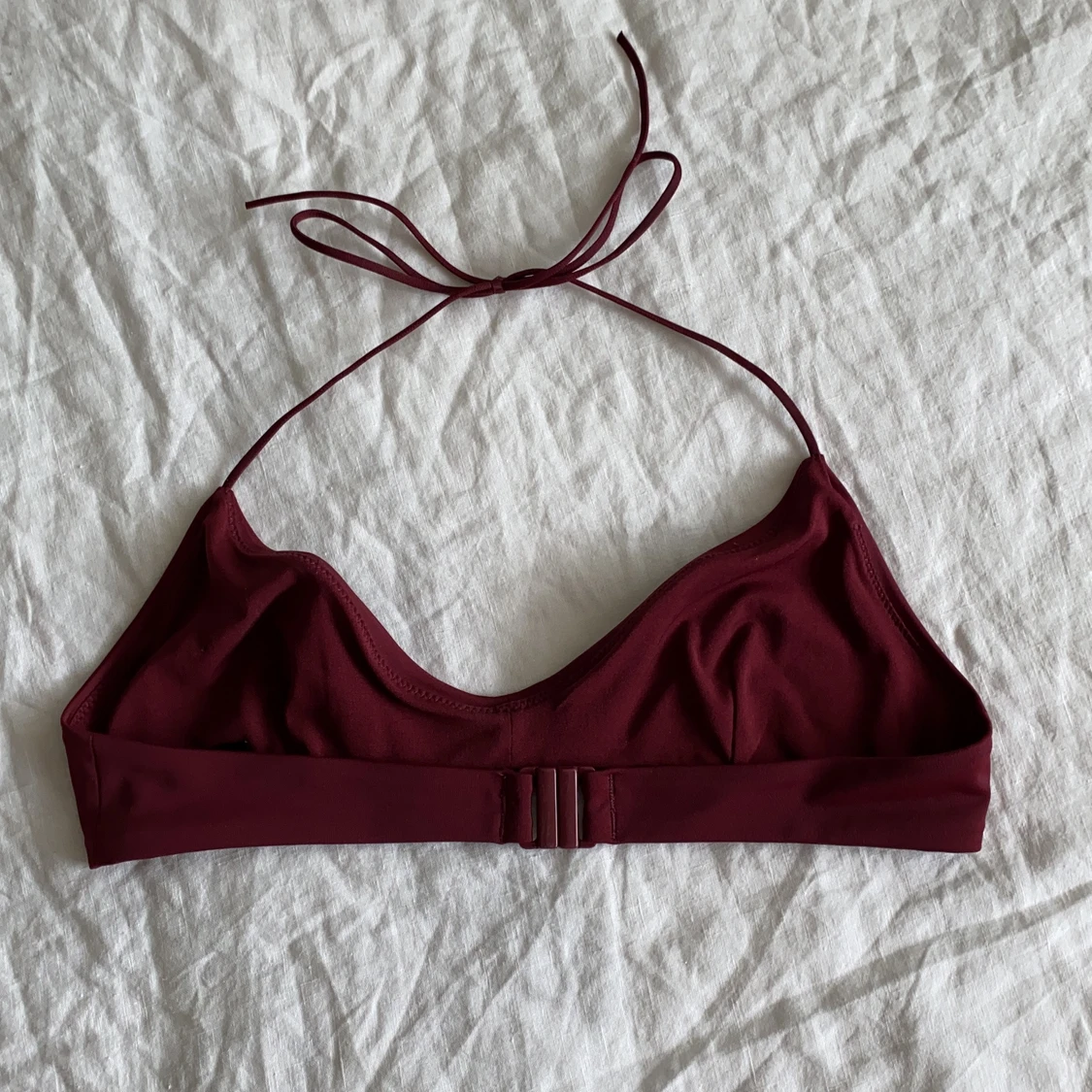 Vinröd bikinitopp - 90