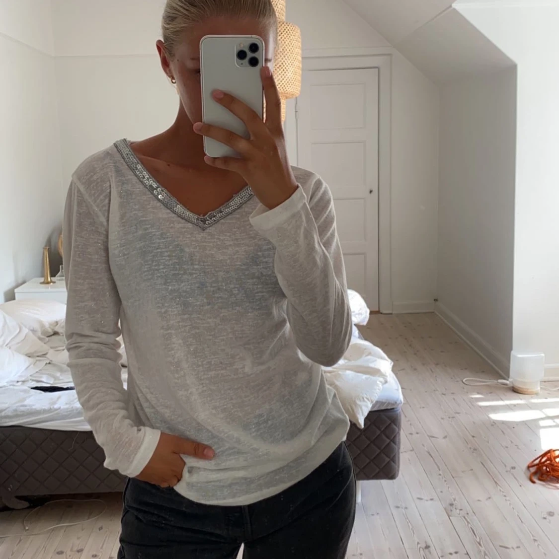 Tröja med vringning
