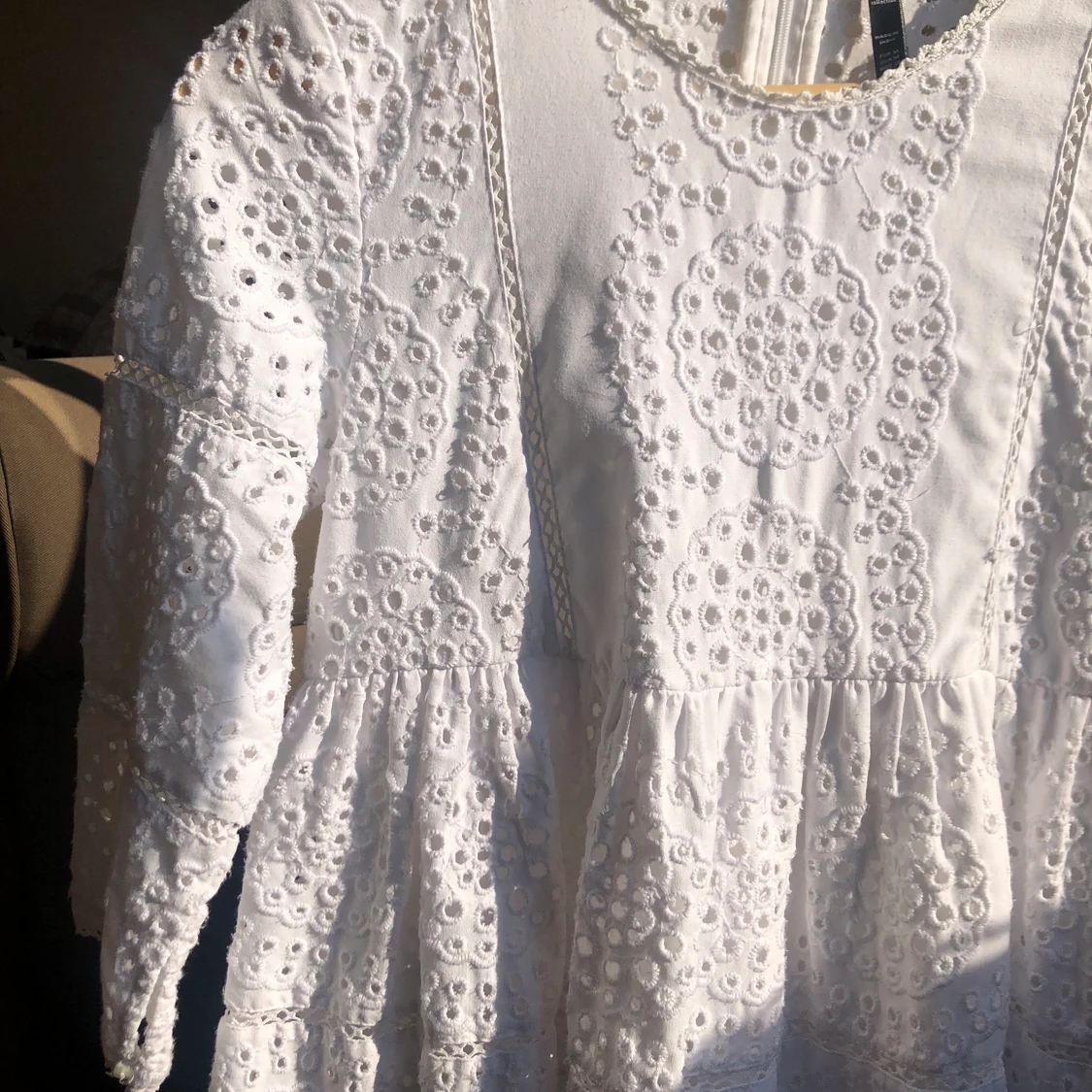 Kort virkad klänning från zara storlek M - 90