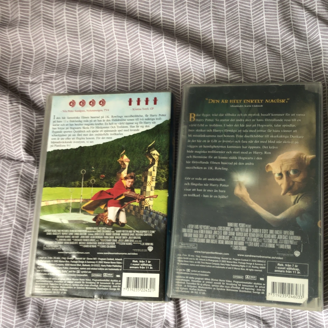 två harry potter kasettband  - 91