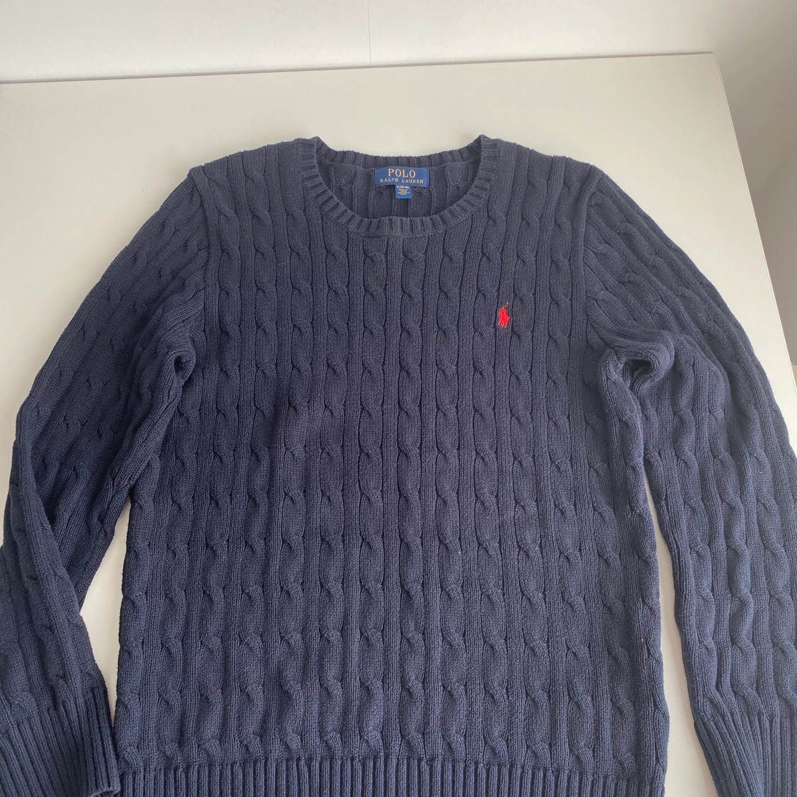 POLO RALPH LAUREN CABLE CREW NECK - 90