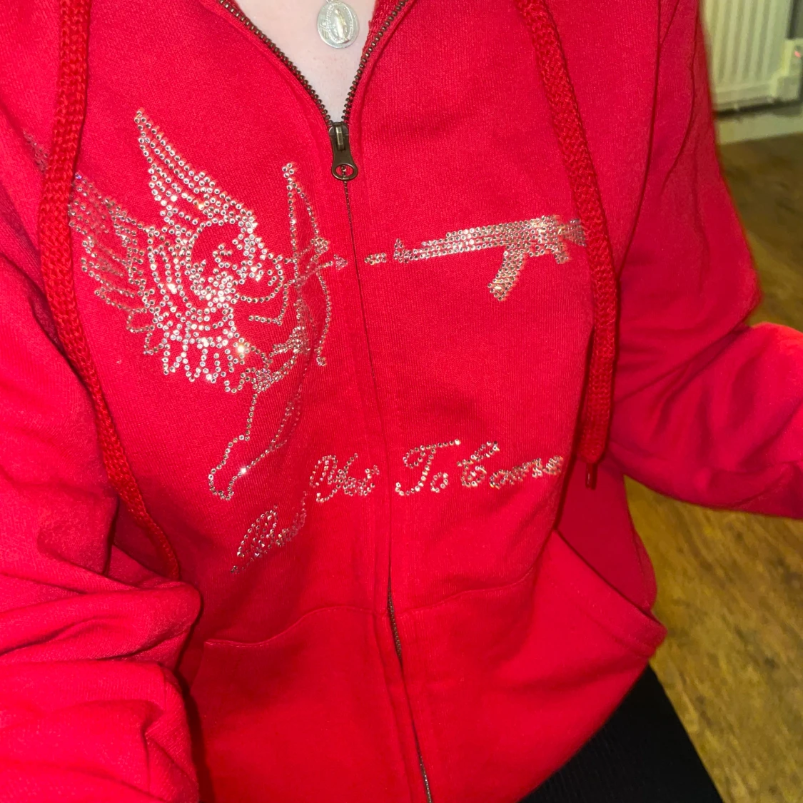 Rihnstone hoodie - 90