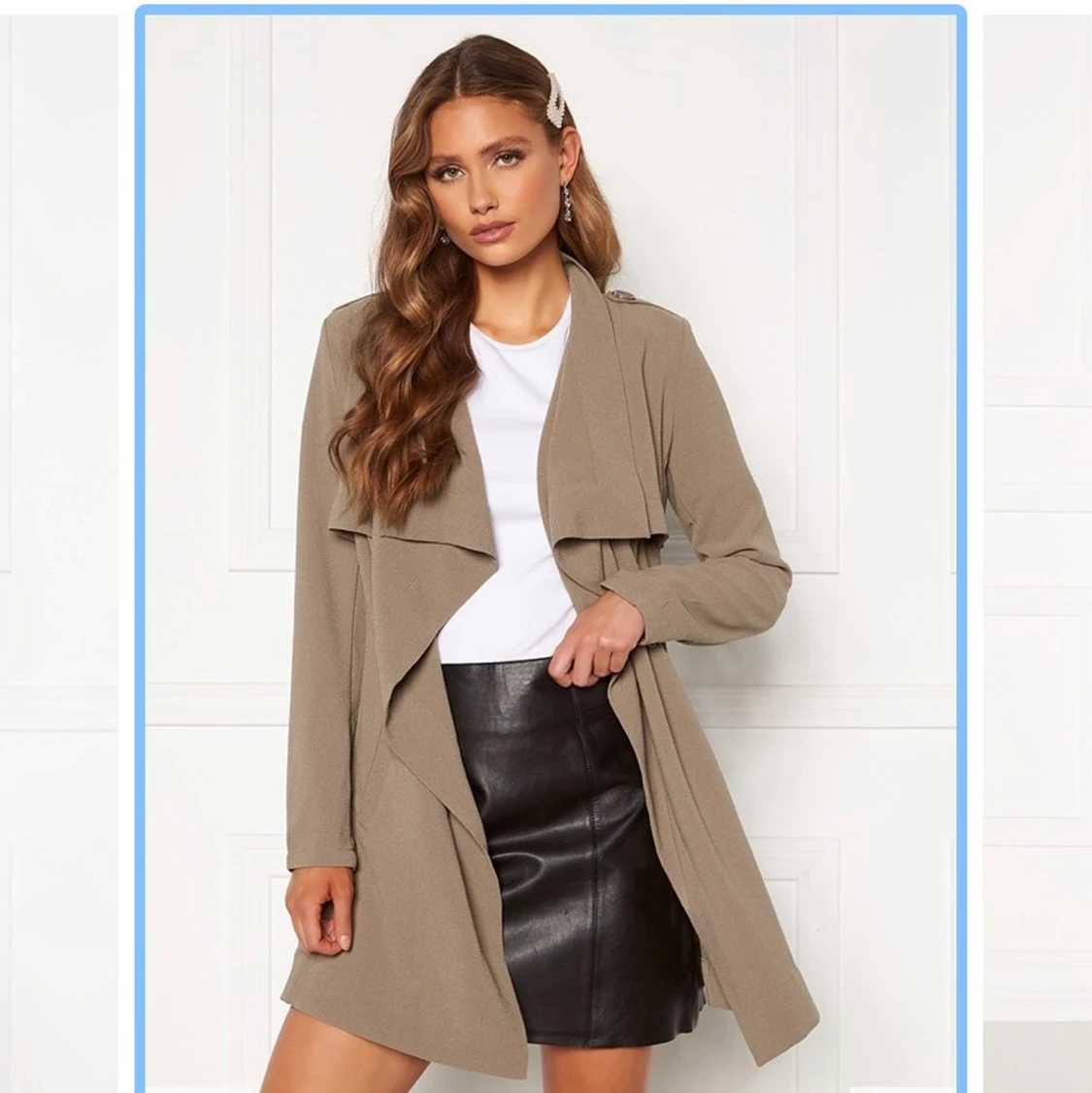 Militär grön höst kappa - 90