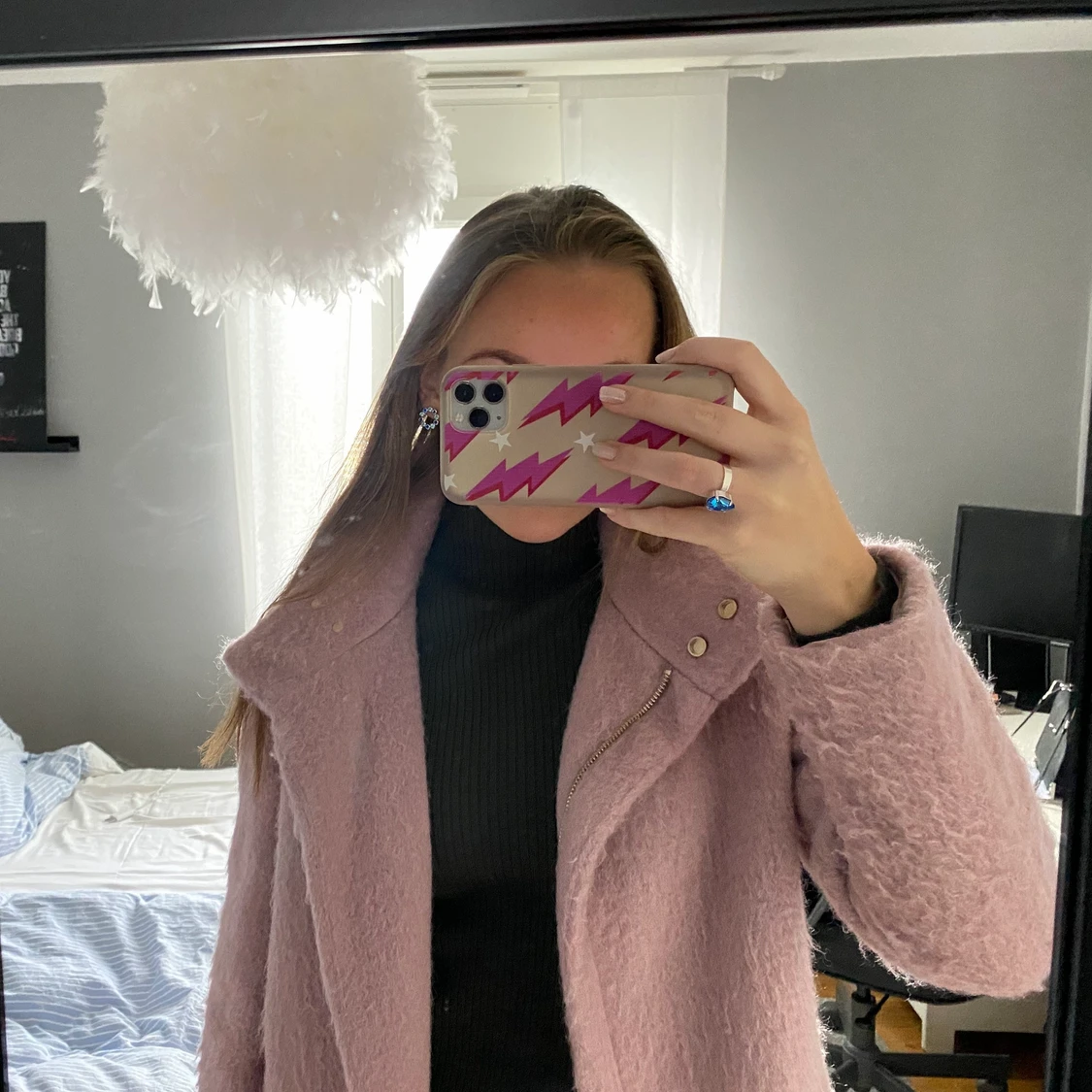 Gammaldags rosa jacka  - 90