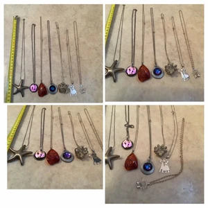 Äkta silver halsband med hänge  - Äkta silver halsband med hänge. Superfint. 200kr/st plus frakt. Jätte fint 