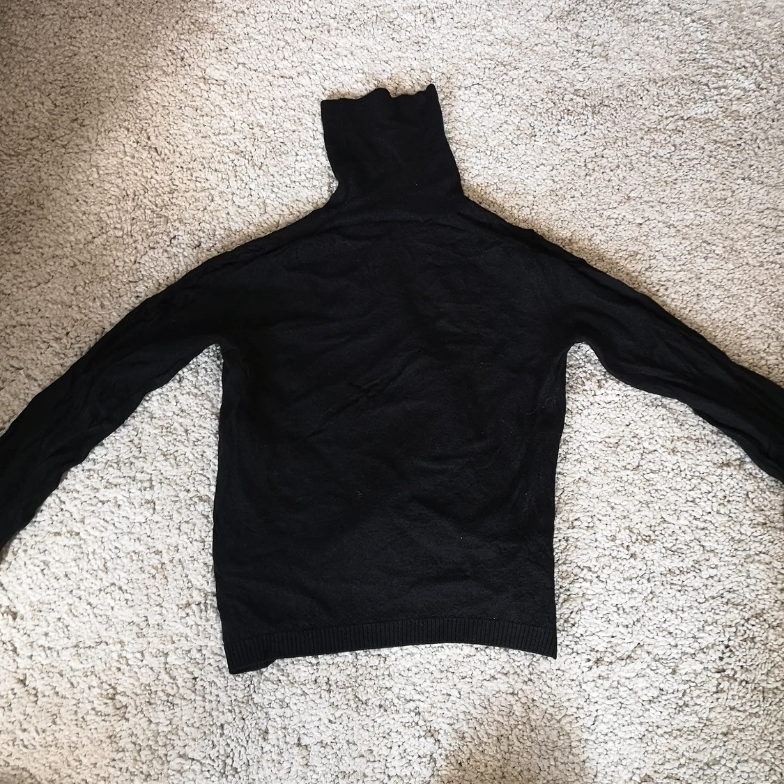 Svart stickad turtleneck❤️ - 91