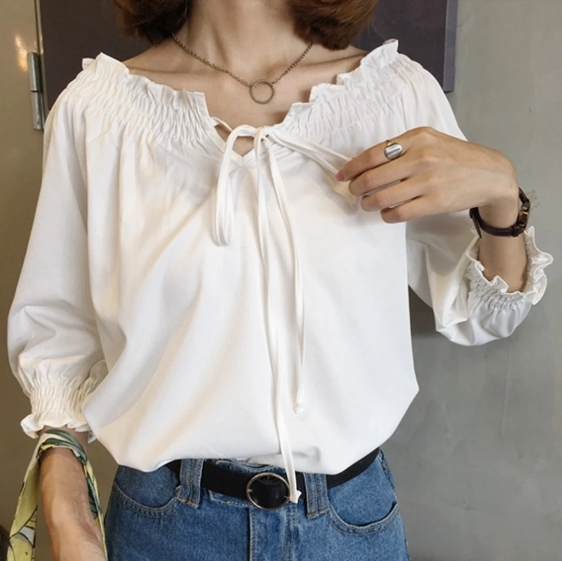 VÅRIG OFF SHOULDER TSHIRT HÄR!! - 91