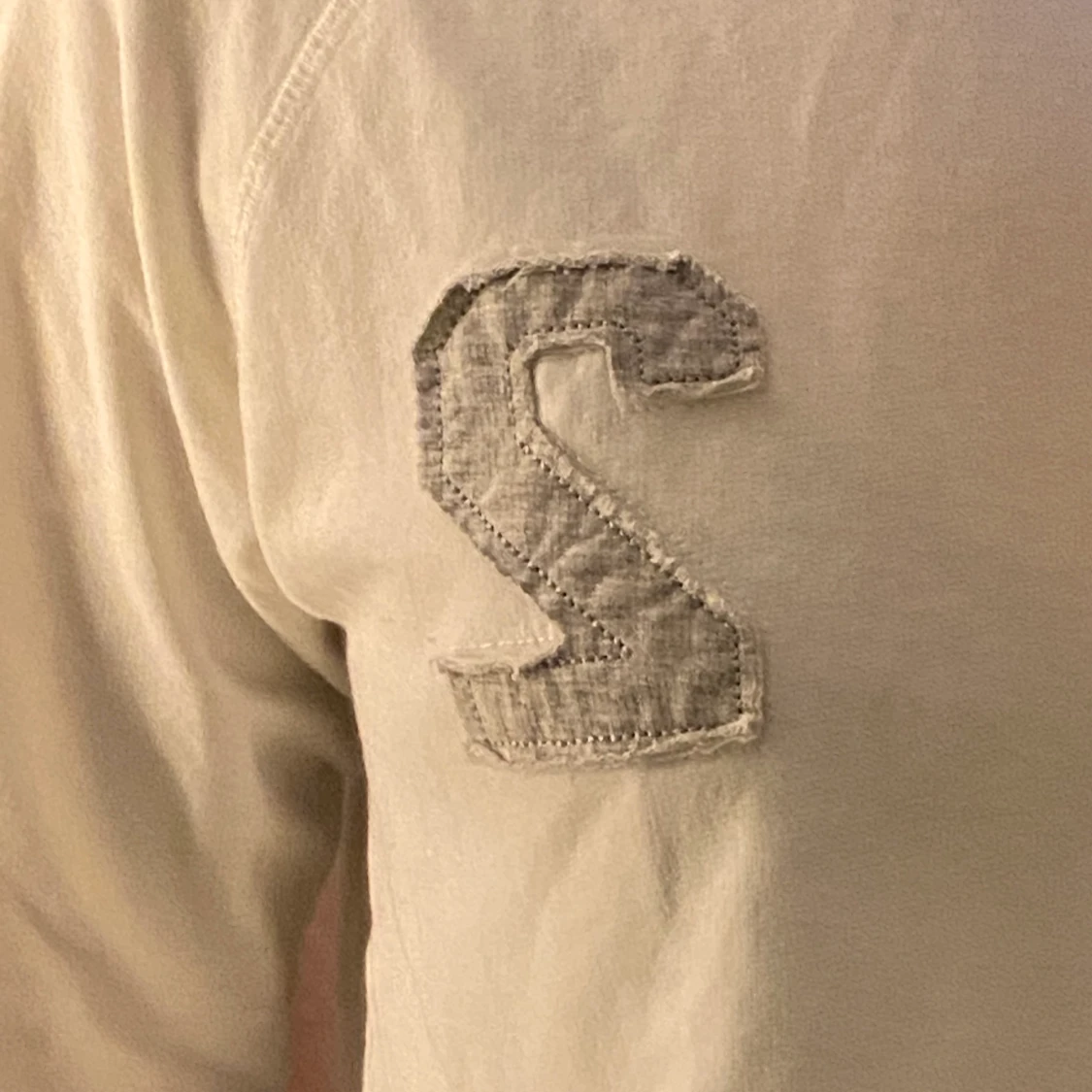 Vit croppad tröja - 91