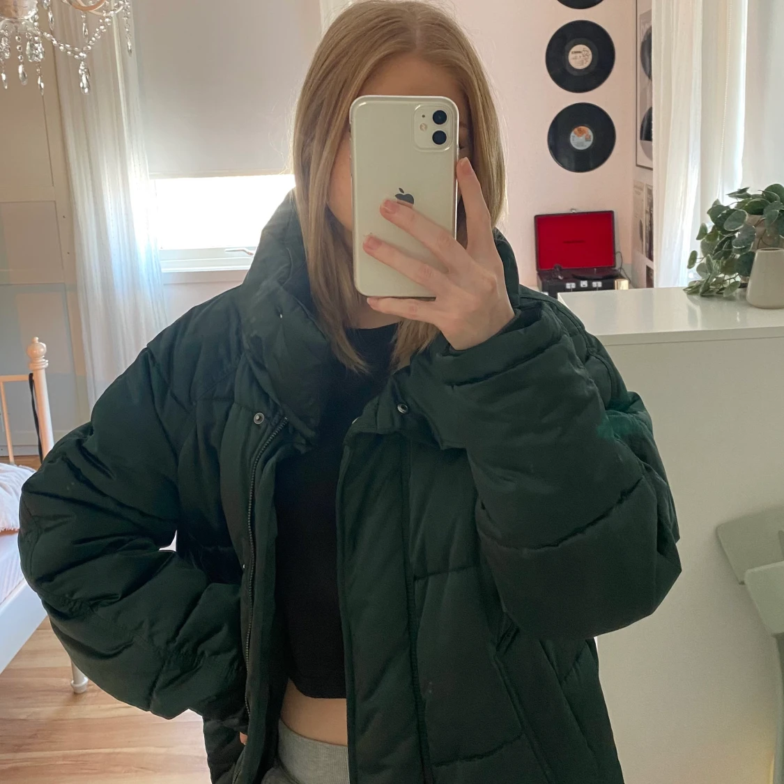 Grön pufferjacka Monki - 91