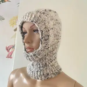 Handmade adjustable balaclava in white mohair and premium acrylic. One size fits all. This one is extra thick, perfect for cold winter days ☃️  Prices are reflected by quality & cost of the yarn🌻 One balaclava takes on average 6 hours to knit 🧶  Lifetime warranty ♻️
