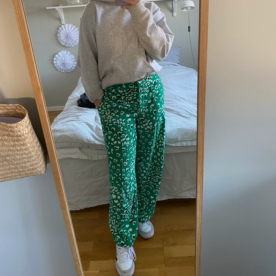 Färgglada kostymbyxor