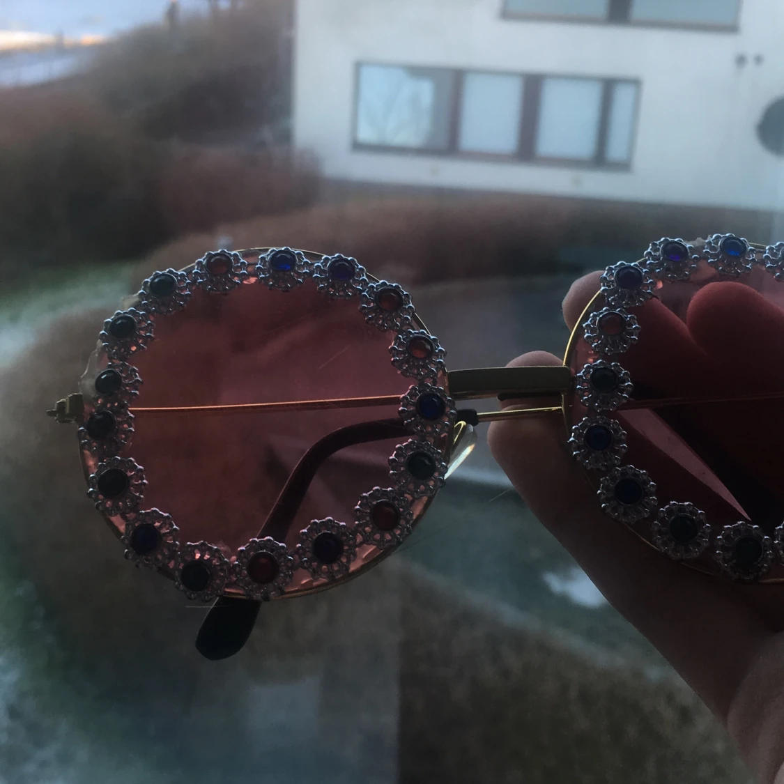 Hippy solglasögon i onesize