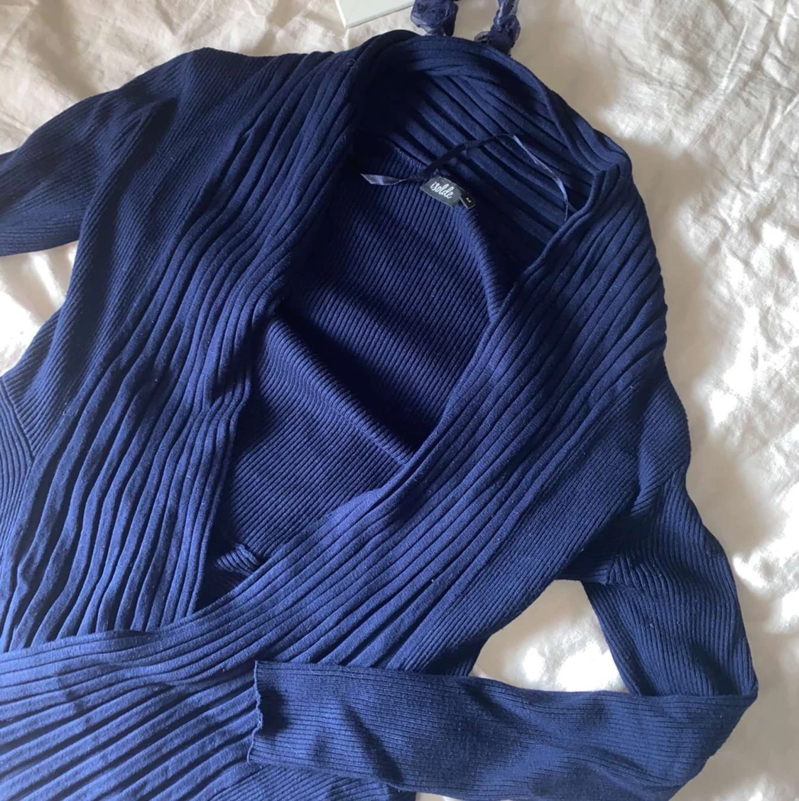 Mörkblå kofta - 90