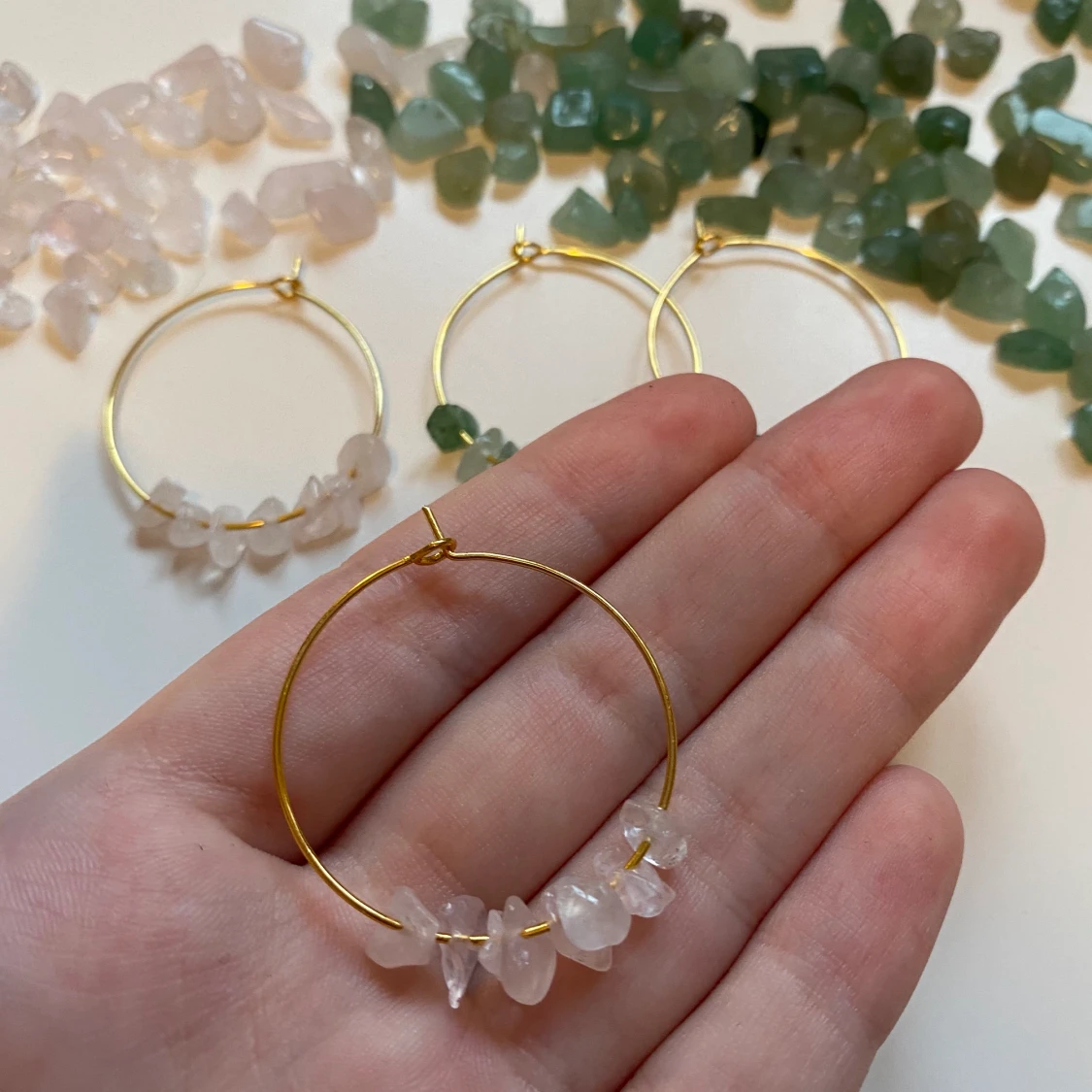 Kristall örhängen  - 90