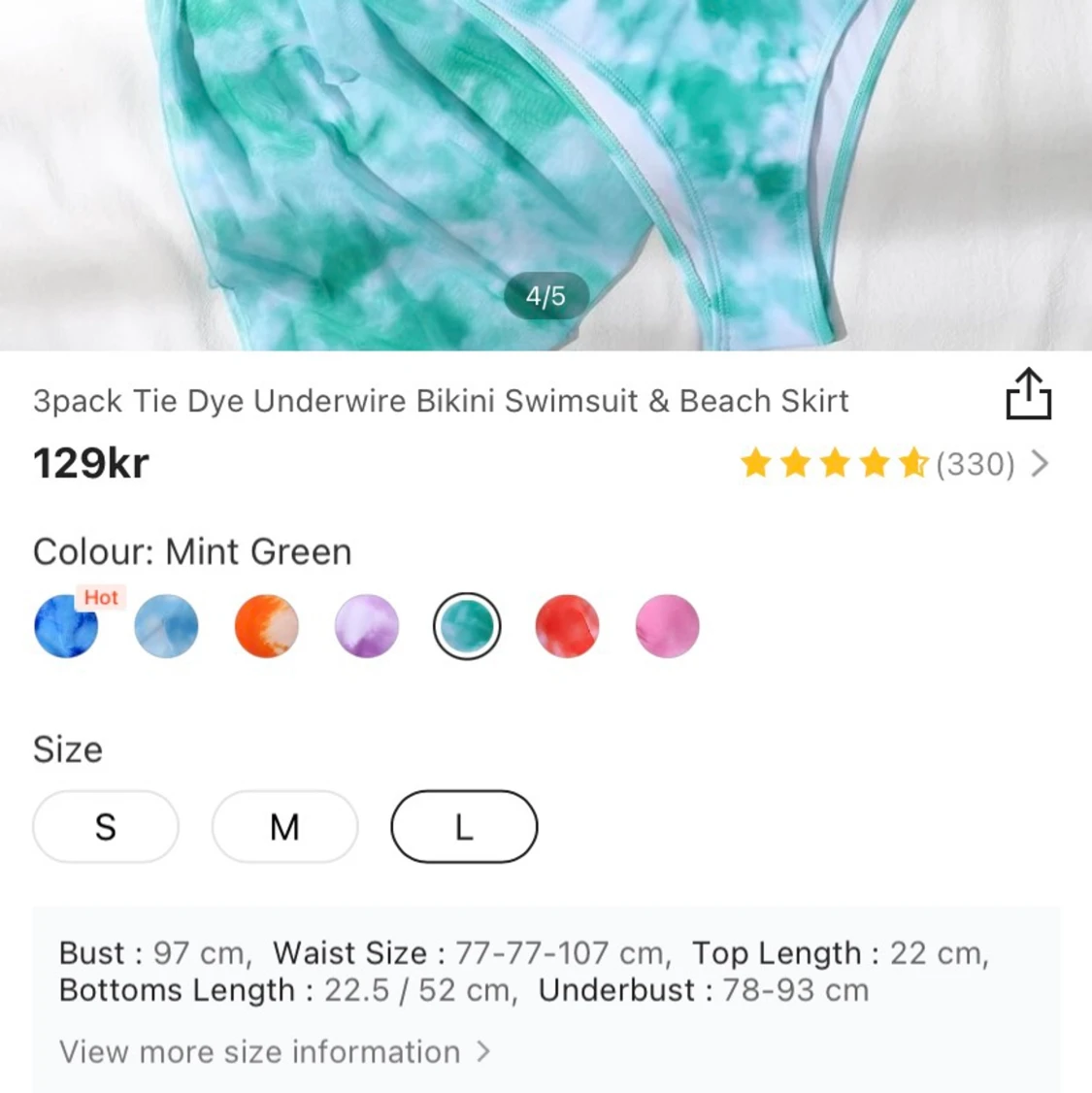 SHEIN bikiniöverdel  - 90