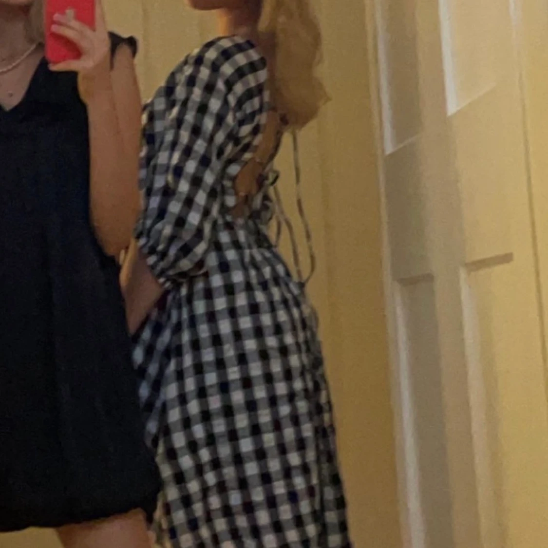 Rutig klänning - 90