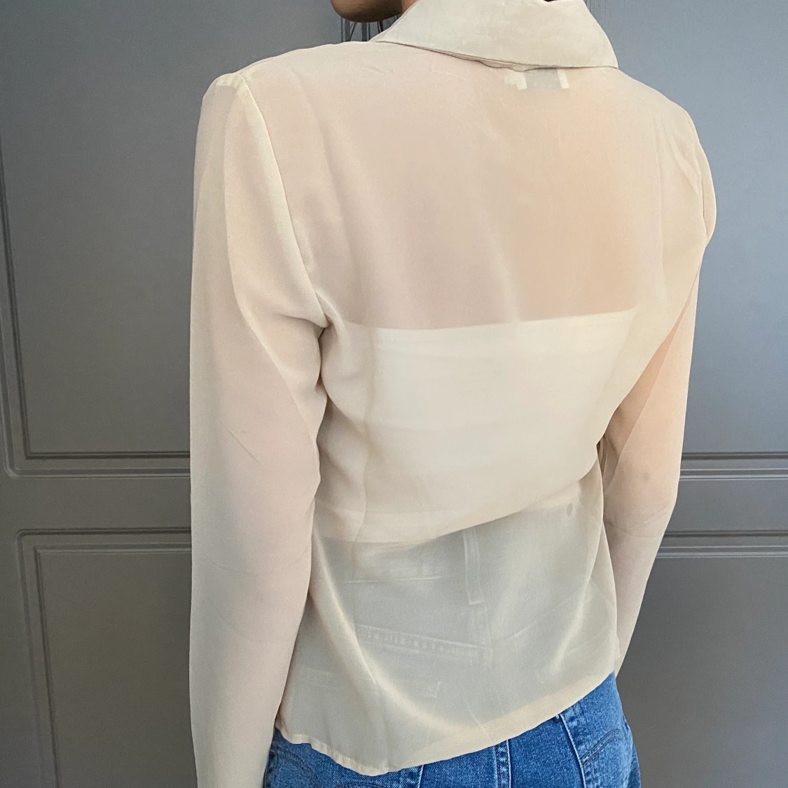 NA-KD topp beige - 90