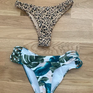 Bikini underdel - 2 st bikiniunderdelar från hollister. Båda är oanvända! Sälja endast tillsammans! 100kr för båda! Båda är storlek xs. Alla bikinis säljs nytvättade!🥰