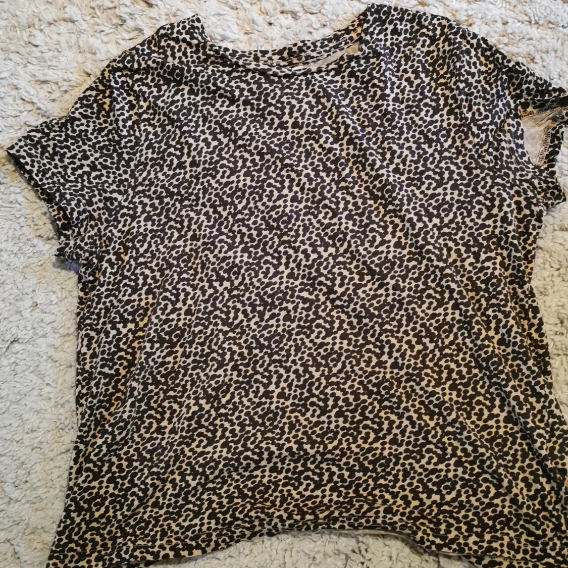 Leopard färgad t-shirt  - 91