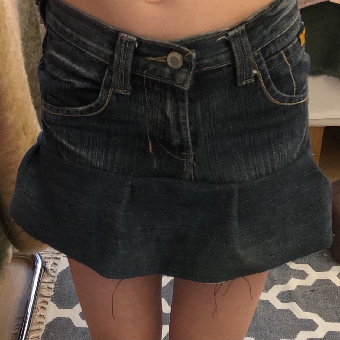 Handsydd vintage kjol - 91