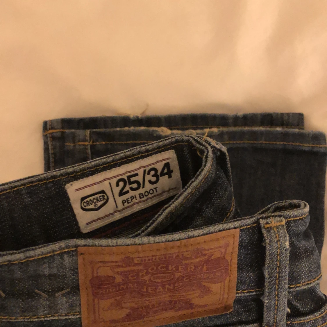 Lågmidjade bootcut jeans - 90