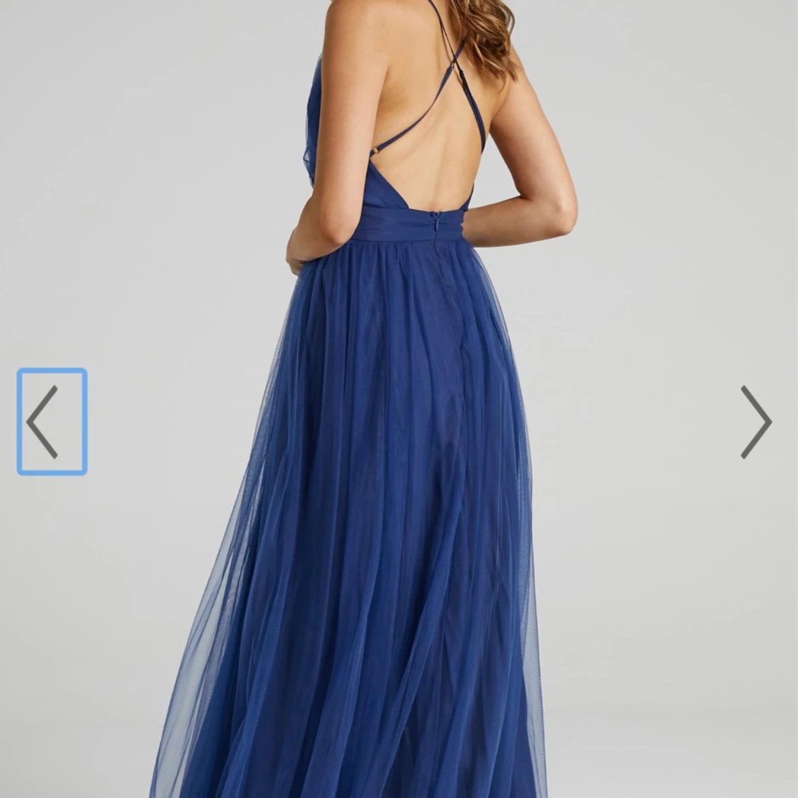 Mörkblå balklänning  - 91