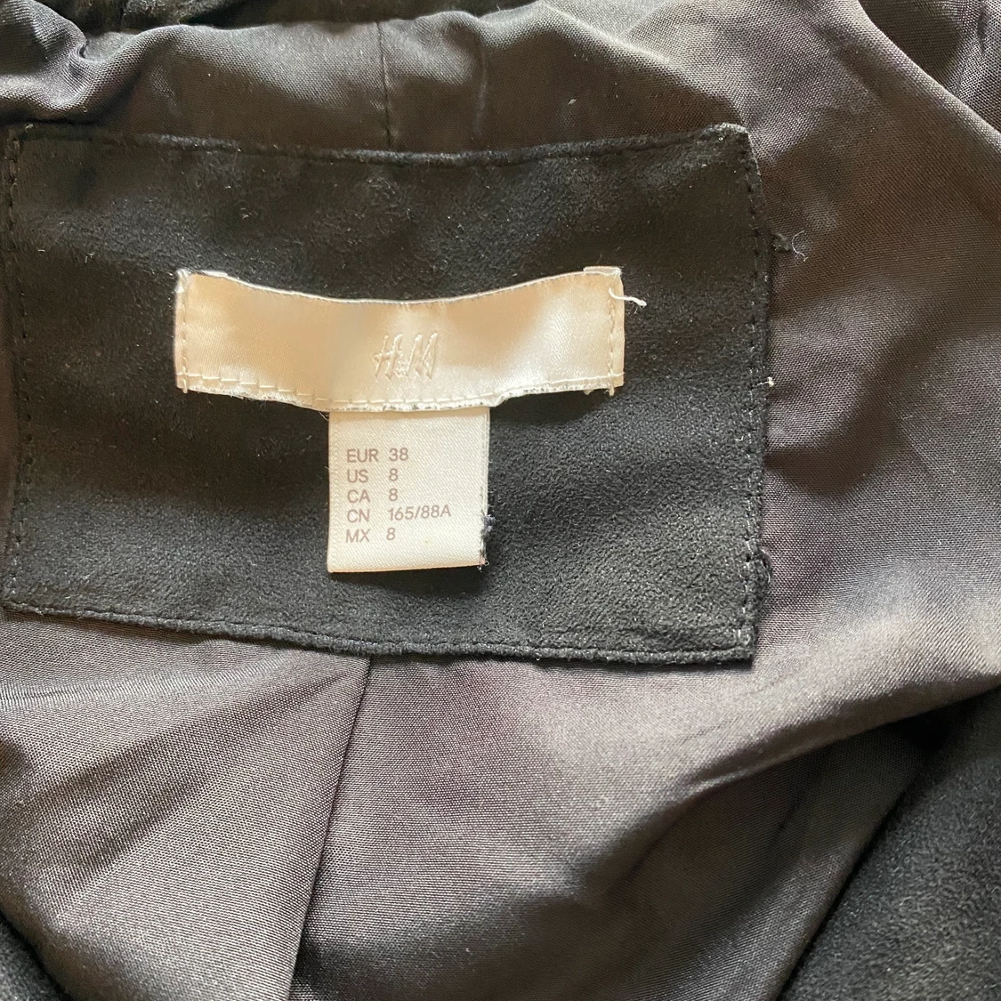 Kort samet jacka - 90