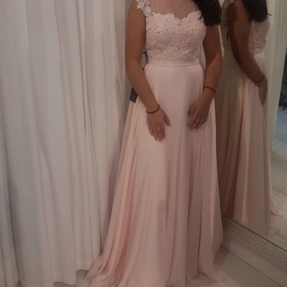 Bal klänning, baby pink - 90