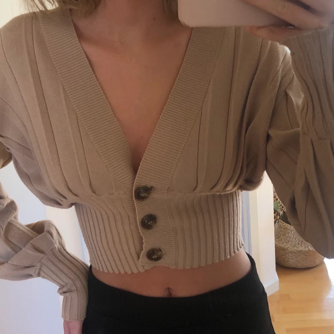 Stickad topp från NAKD