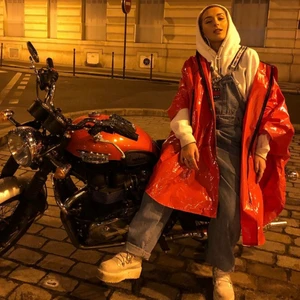 DKNY vintage raincoat  - Reworked by Frankiecollective, this wind breaking raincoat is cond. 9/10 (only worn once) with pockets and poncho arms<3. rare piece! 