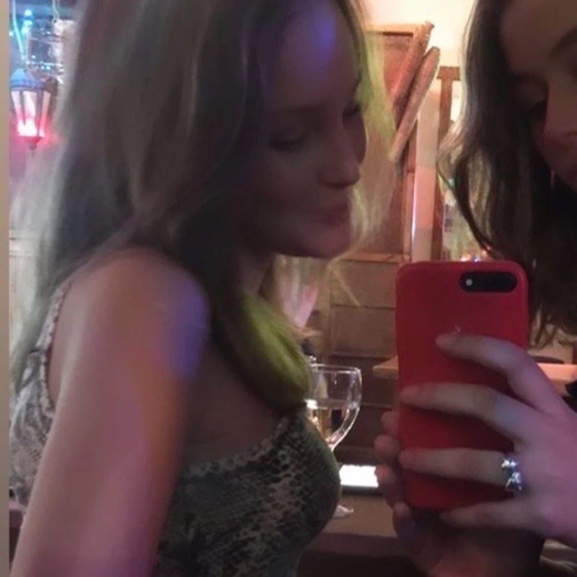 Vintage snakeprint top 