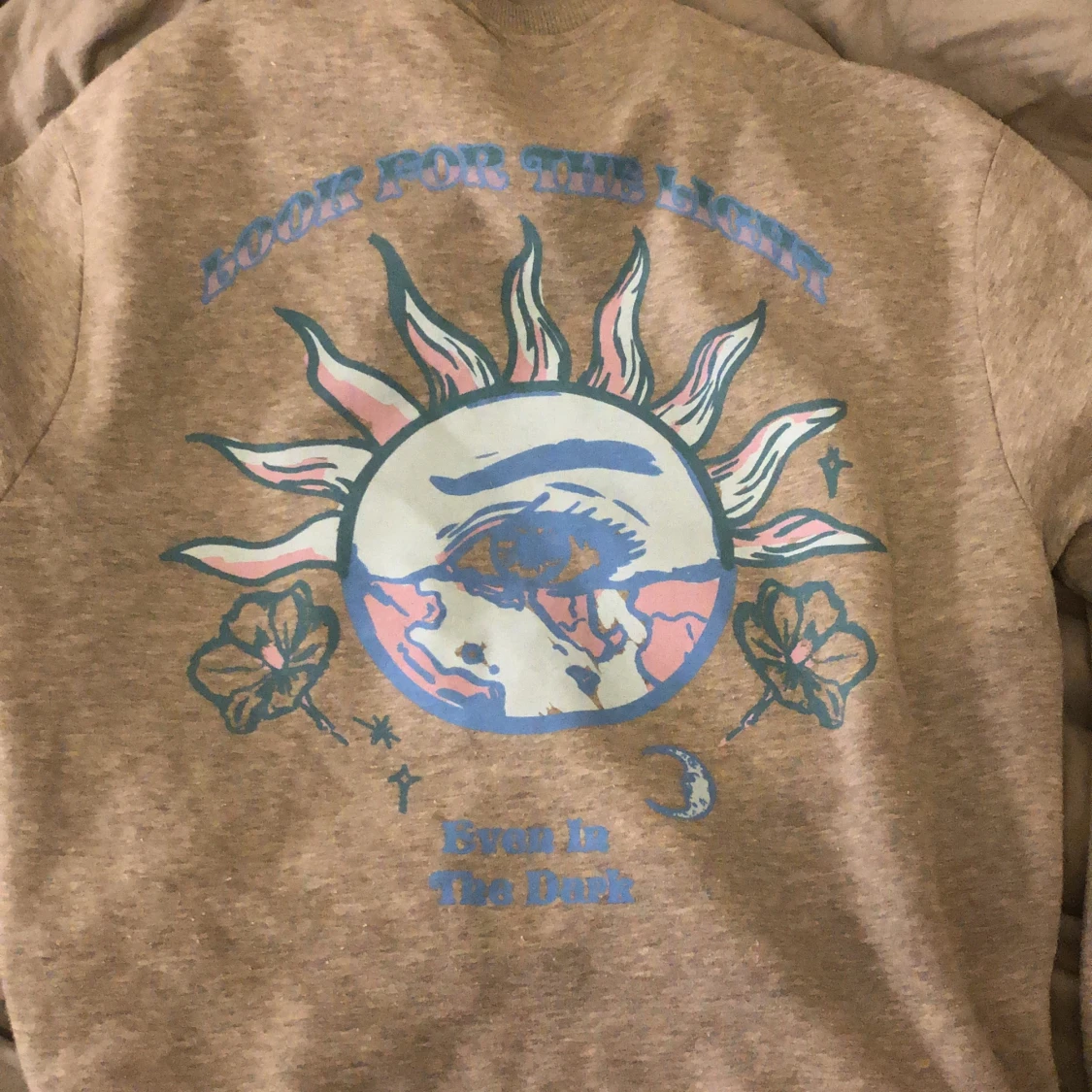 collegetröja med tryck