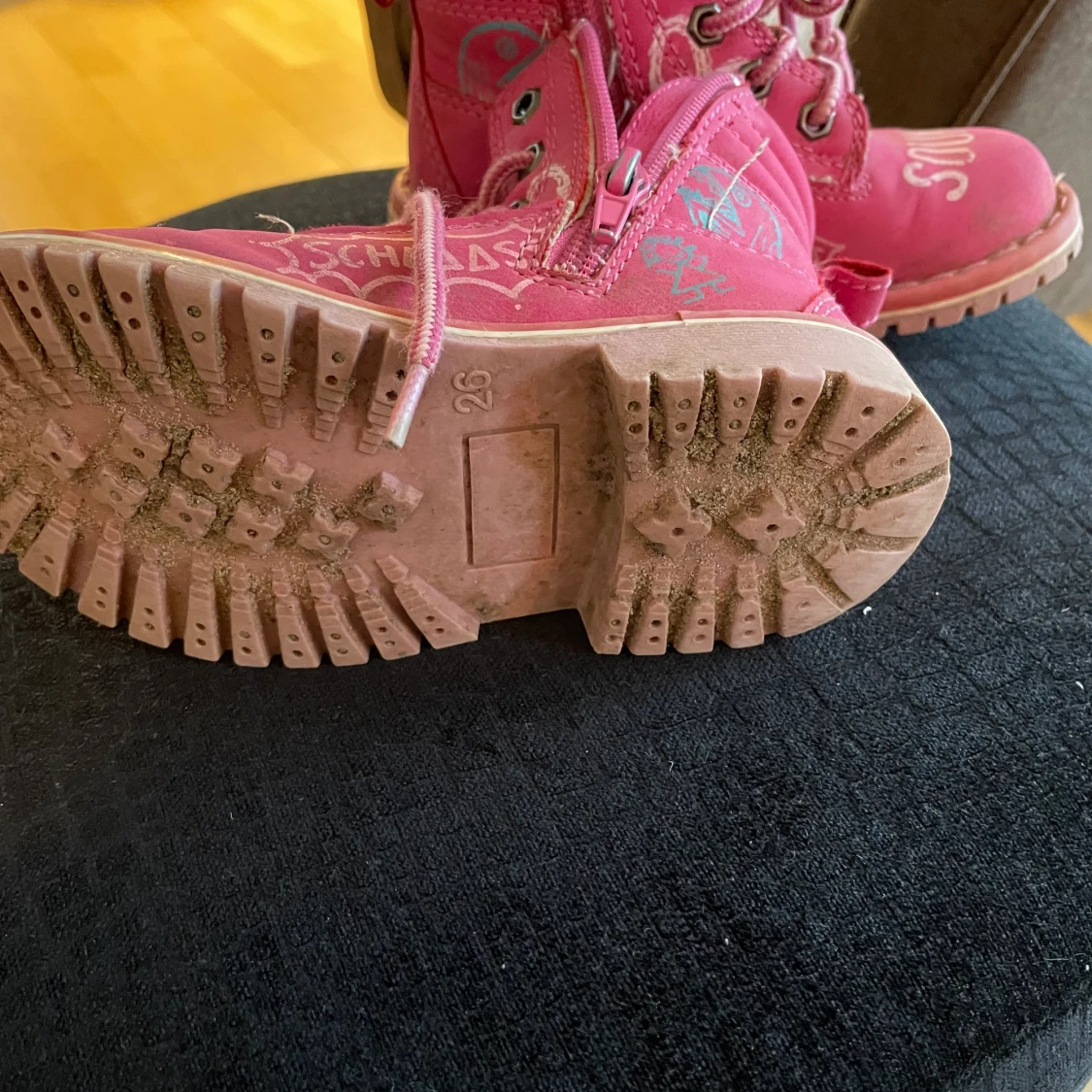 Flicka Kängor i rosa - 91