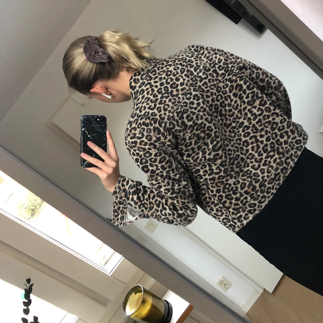 Leopardmönstrad jacka - 91